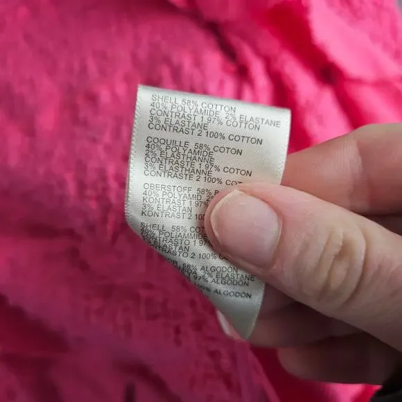 We The Free Pink Textured Ruffle Demi Lace Jacket Size XS - Picture 5 of 8